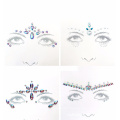 Self Adhesive Custom Cheap Art Jewelry Gem Face Crystal Sticker